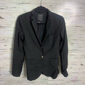 Talula blazer button up luxury black aritzia business formal classy size 4